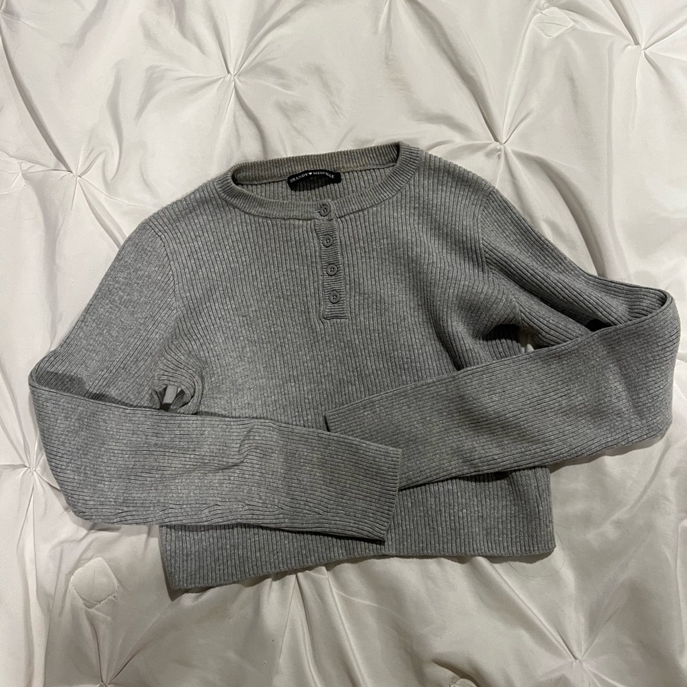 Brandy Melville Button Up Sweater